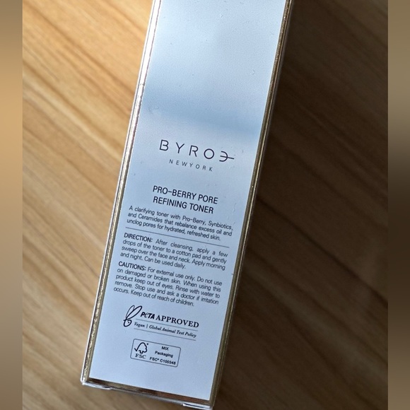 Byroe New York Pro-Berry Pore Refining Toner 3.38 Fl Oz / 100mL - Picture 2 of 3